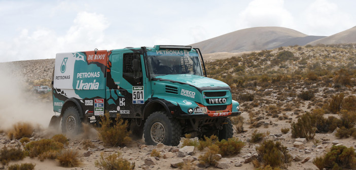 Il camion Iveco con cui Gerard De Rooy si è imposto alla Dakar.