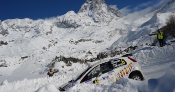 La Punto S2000 di Elwis Chentre nella passata edizione di Cervinia.