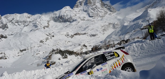 La Punto S2000 di Elwis Chentre nella passata edizione di Cervinia.