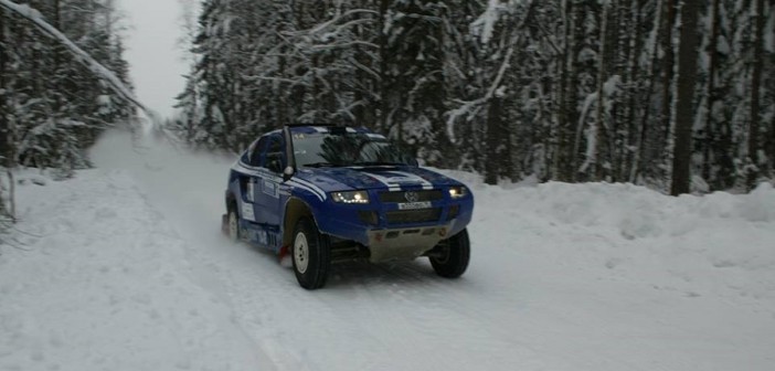 La Volkswagen proto di Neiksans in azione.