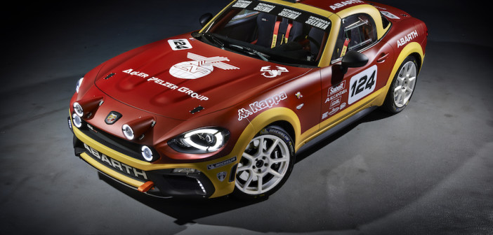 Il prototipo della Abarth 124 RGT presentato a Ginevra.