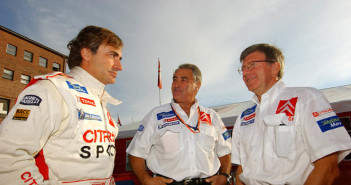 Jean Claude Vaucard il padre della Xsara con Sainz e Frequelin.