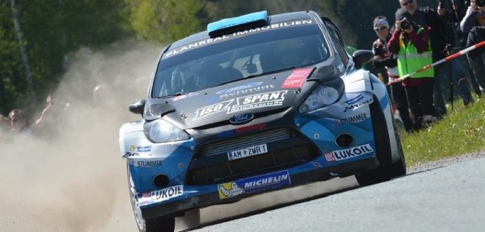 La Fiesta WRC di Neubauer lascia solo polvere per gli avversari.