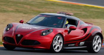 L'Alfa Romeo 4C in versione safety car.