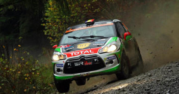 WRC JUNIOR PARLA ITALIANO Simone Tempestini con la DS3 in Galles.