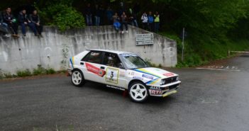 La Lancia Delta del Biellese in azione.