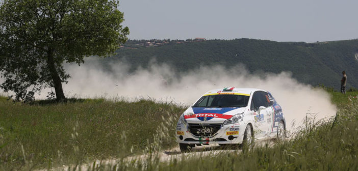 La Peugeot 208 VTI R R2B di Testa lascia gli avversari nella polvere.