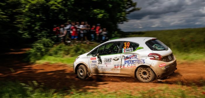 La 208 VTI R2 di Carella sugli sterrati di Langres.