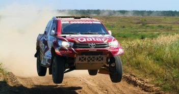 La Toyota Hilux campione del mondo con al volante Nasser