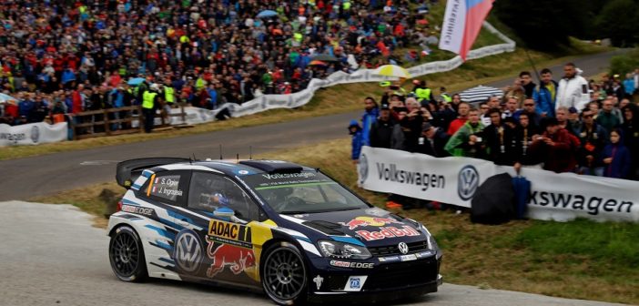 La Polo di Ogier nella Panzerplatte Arena.