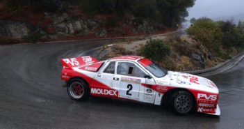 La Lancia Rally 037 di Pedro sui tornanti Elbani