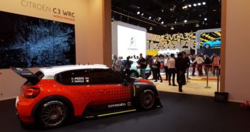 La Citroen C3 WRC presentata al salone di Parigi