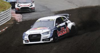 L'Audi S1 di Ekstrom festeggia all'Estering.