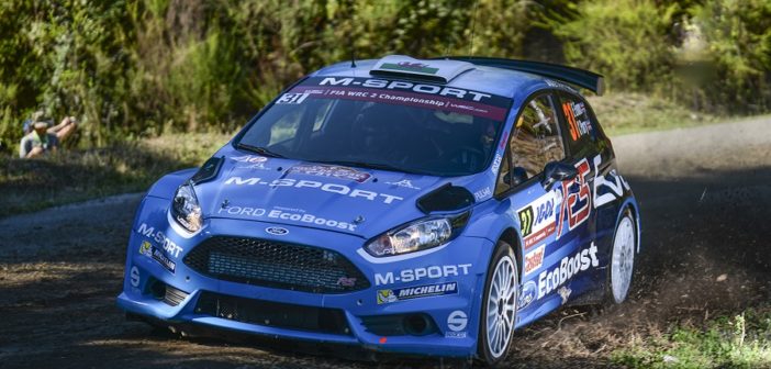 La Fiesta R5 Evo di Evans spadroneggia.