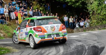 La Citroen DS3 R3T del neo campione Junior in azione.