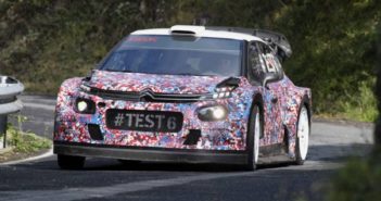 La Citroen C3 WRC negli ultimi test asfalto