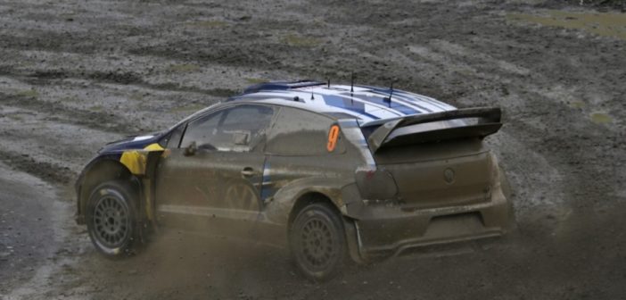 La Polo di Mikkelsen in azione sulle speciali del Galles