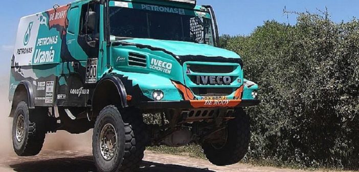 L'Iveco Powerstar di De Rooy in azione.