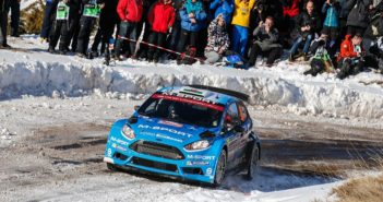 La Fiesta R5 Evo di Evans al Montecarlo 2016