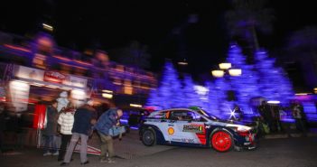 La vettura di Paddon qualche ora prima al via di Montecarlo