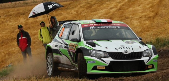 La Fabia R5 Motorsport Italia di Max Rendina sulle strade del Deutschland 2016.