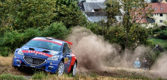 La Peugeot 208 T16 di Suarez sulle speciali del Deutschland 2016.