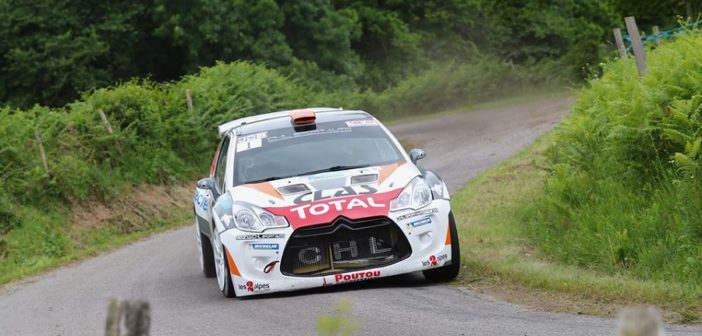 La Citroen DS3 di Bonato vola sulle veloci strade del Limousin