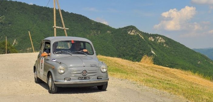 La Fiat 600 di Fortin in un immagine di archivio