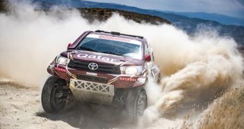 L'Hilux di Nasser sulle piste della Baja Aragon