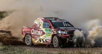 La Toyota di Nasser sulle strade difficili ma amiche del Baja Hungarian