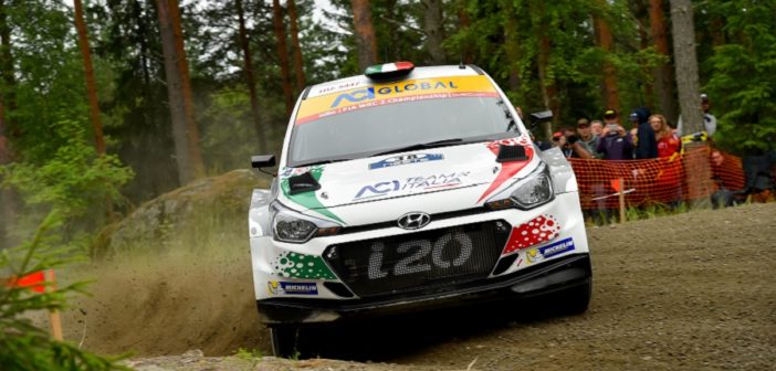 Fabio Andolfi in azione sulle ps Finniche