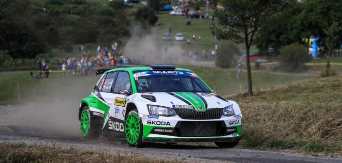 La Skoda Fabia R5 di Kopecky sulle strade di casa