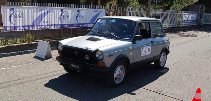 L'Autobianchi A112 del vincitore Roberto Boracco