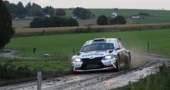 La Fabia di Princen sugli improbabili asfalti dell'East Belgian Rally,