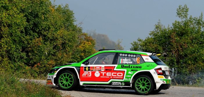 La Skoda PA di Rossetti in azione (foto Bacigalupi)