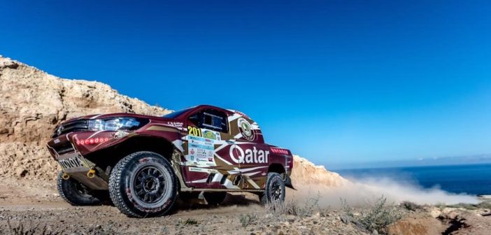 Il dominatore della serie 2017 Al Attiyah in Kazakhstan