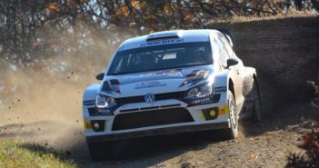 La Polo R WRC di Baumschlager sulle strade del Wandviertel.