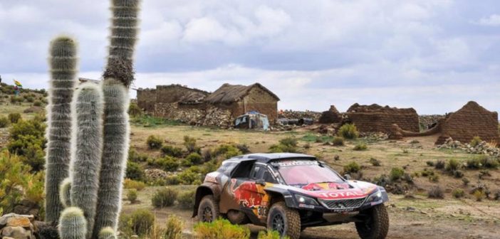 La 3008 DKR di Sainz regina degli altopiani della Bolivia.