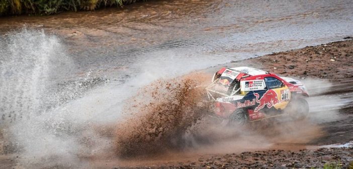 La Toyota Hilux di Al Attiyah regina dei guadi Argentini