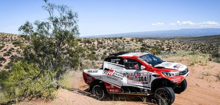 La Toyota Hilux del sud Africano sulla boucle di Cordoba
