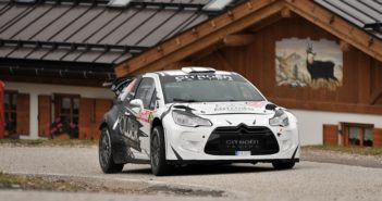 Il Vicentino in azione al San Martino di Castrozza sulla Citroen DS3 WRC