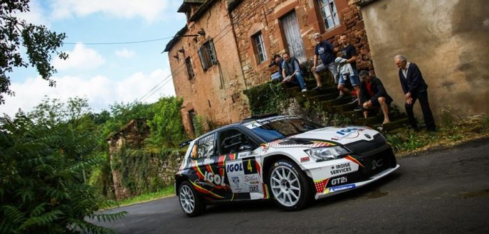 La Fabia di Gilbert sulle strade del Rouergue.