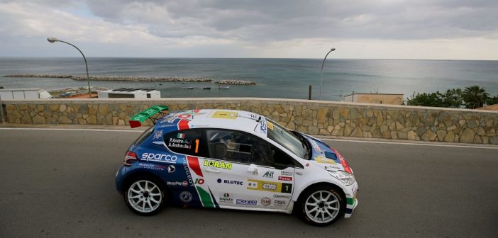 La Peugeot 208 di Paolo Andreucci al Targa Florio