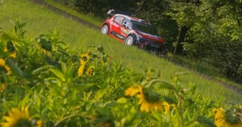 Craig Breen in azione sulle speciali della Mosella nel 2018.