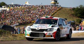 Andolfi con la sua Fabia targata Motorsport Italia incanta Panzerplatte