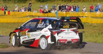 La Toyota dell'Estone sulle strade dello Shakedown