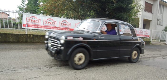 La Fiat 1100 di Bonfante in azione.