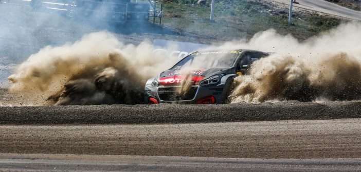 L'avventuara di Peugeot nel WRX va in polvere.