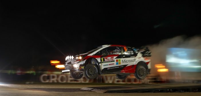 La Yaris di Lappi vola nella super stage by night