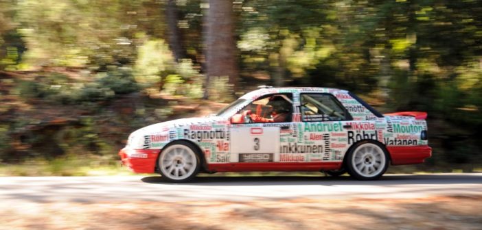 La Sierra Cosworth del vincitore sui budelli Corsi